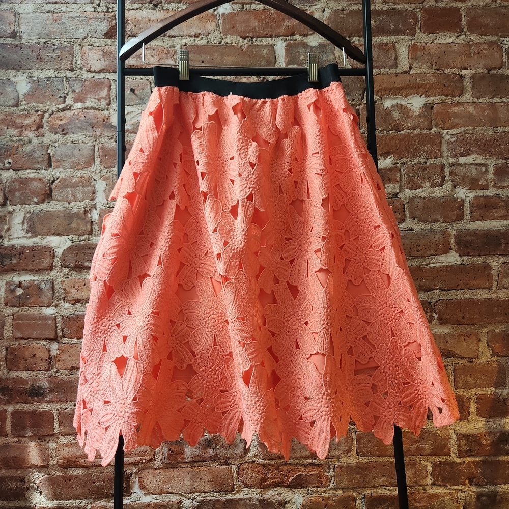 Xhilaration Pink A-Line Knee-Length Skirt